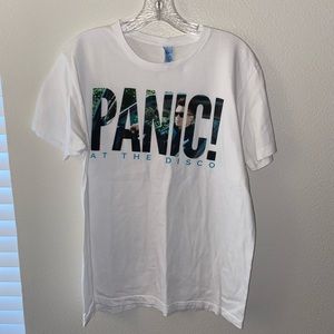 panic! at the disco white tee
